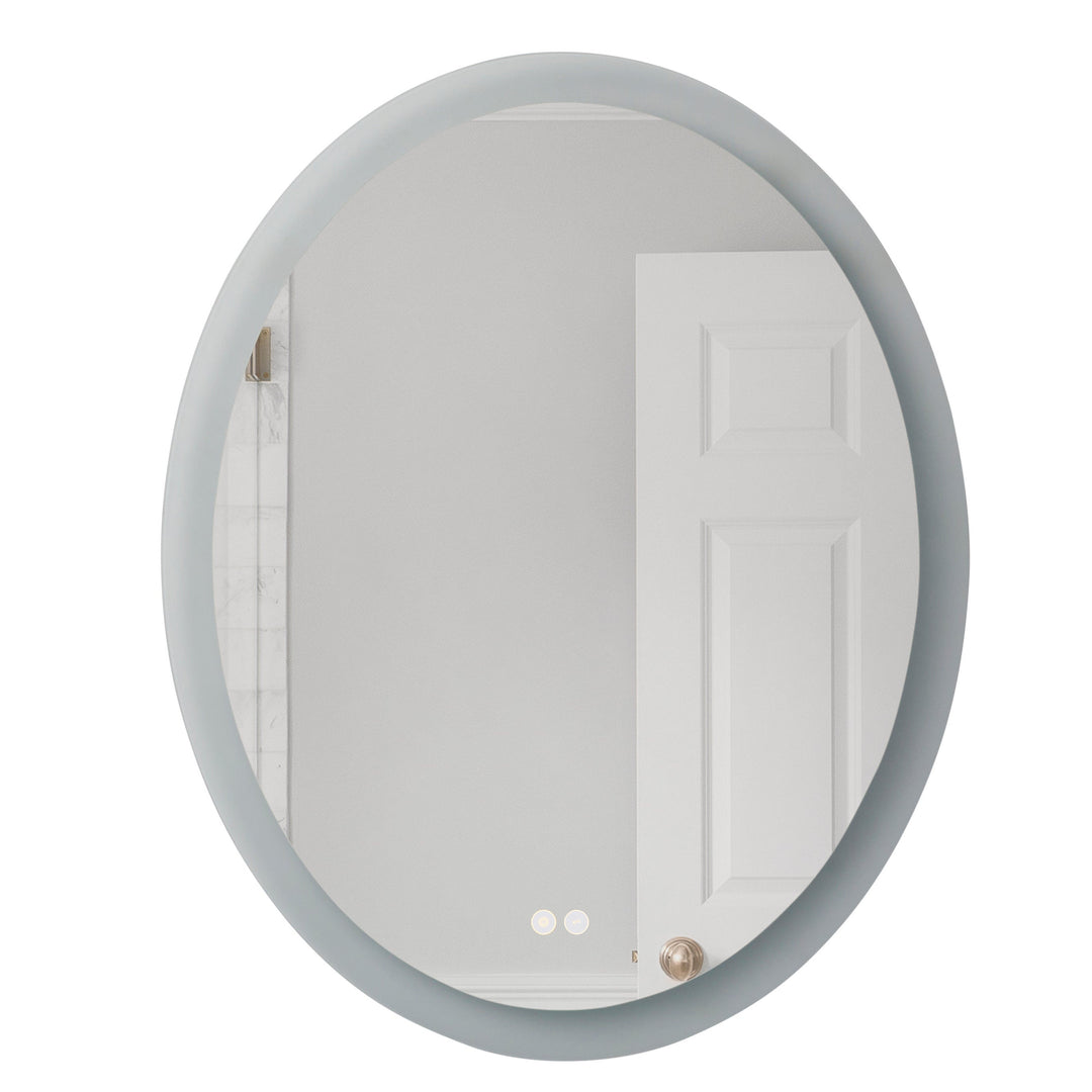 30” x 24” x 1.8” Oval LED Mirror, defogger & dimmer, 3000K/4000K/5000K CRAFTMADE