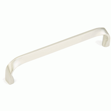 14 1/2 Inch (13 3/4 Inch c-c) Italian Contemporary Pull (Brushed Nickel Finish) SCHAUB