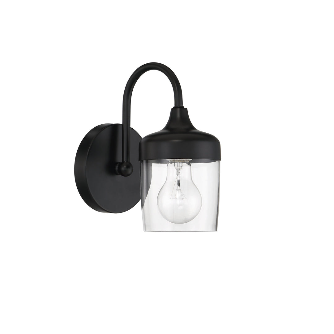 Wrenn 1 Light Wall Sconce in Flat Black CRAFTMADE