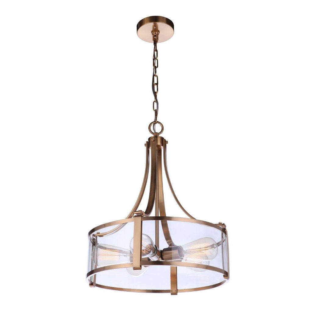 Elliot 5 Light Pendant in Satin Brass CRAFTMADE