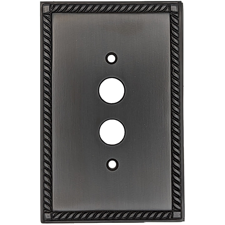 English Georgian Roped Wall Plate (Oil Rubbed Bronze) COPPER MOUNTAIN HARDWARE