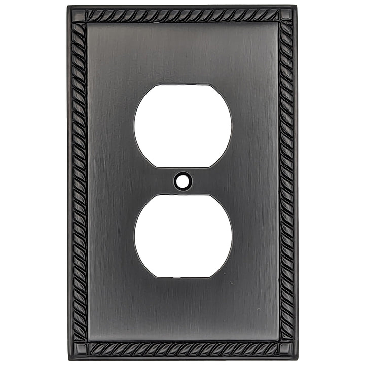 English Georgian Roped Wall Plate (Oil Rubbed Bronze) COPPER MOUNTAIN HARDWARE