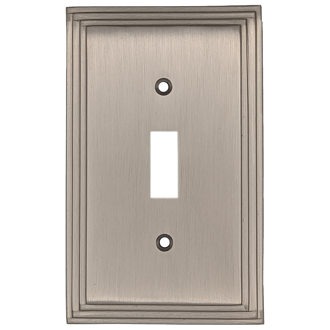 Kingston Classic Stepped Wall Plate (Satin Nickel) COPPER MOUNTAIN HARDWARE