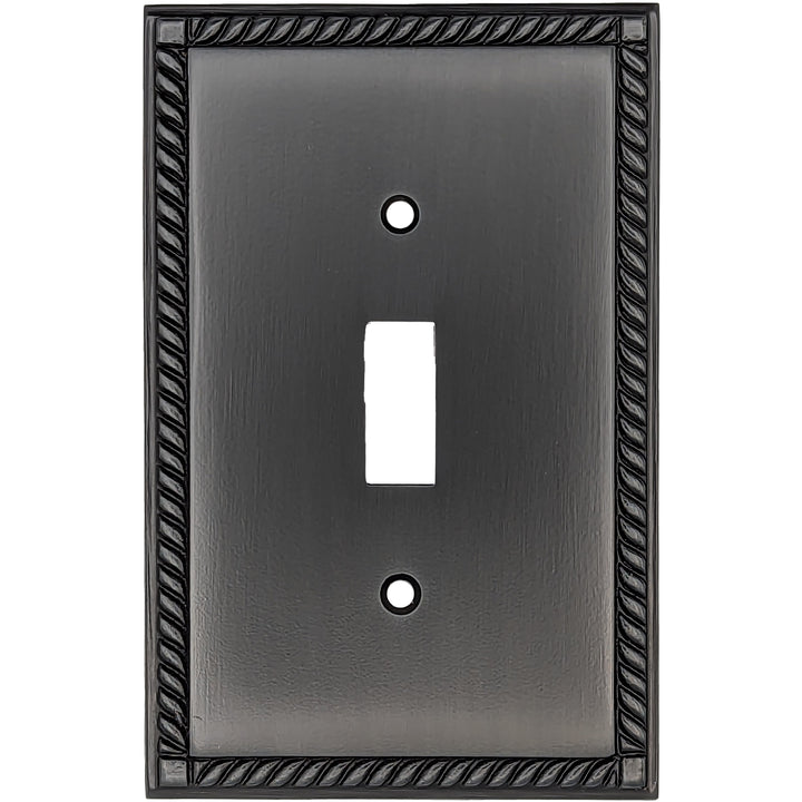 English Georgian Roped Wall Plate (Oil Rubbed Bronze) COPPER MOUNTAIN HARDWARE