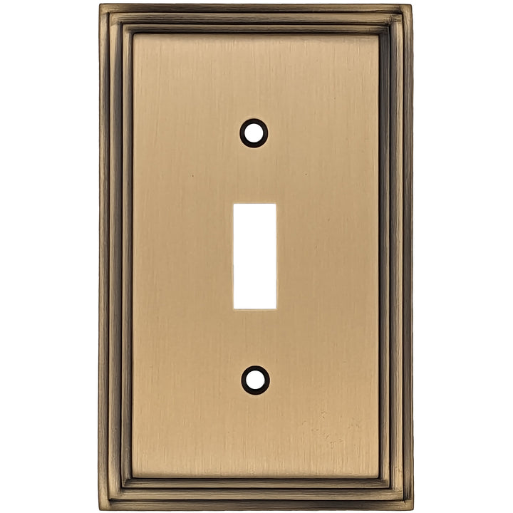 Kingston Classic Stepped Wall Plate (Antique Brass) COPPER MOUNTAIN HARDWARE