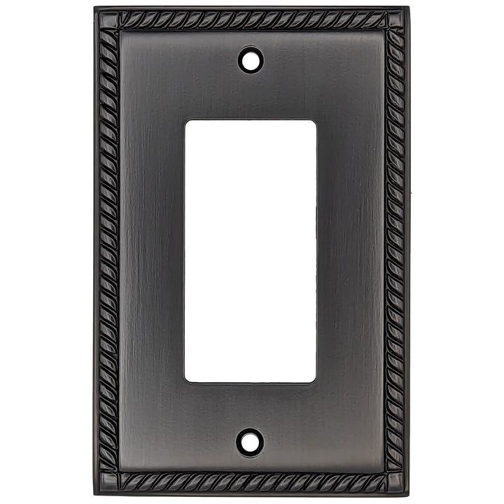 English Georgian Roped Wall Plate (Oil Rubbed Bronze) COPPER MOUNTAIN HARDWARE