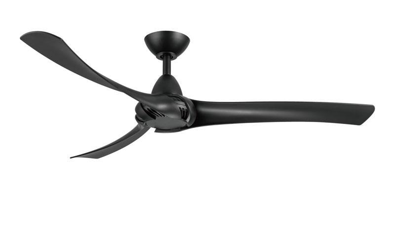 Droid Matte Black 52 Inch Ceiling Fan Wind River