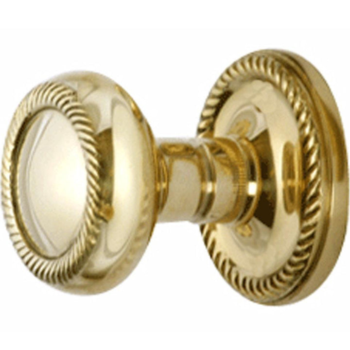 Georgian Roped Rosette Door Set with Georgian Roped Door Knobs (Several Finishes Available) COPPER MOUNTAIN HARDWARE