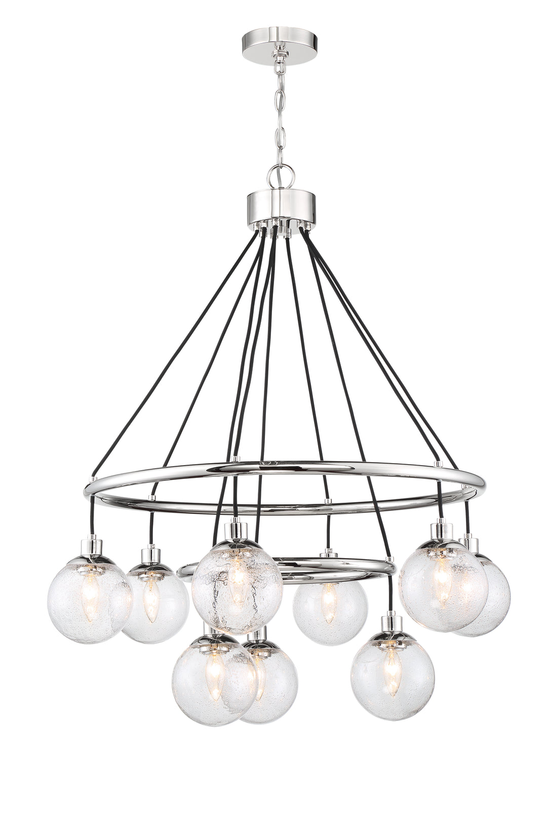 Que 9 Light Chandelier in Chrome CRAFTMADE