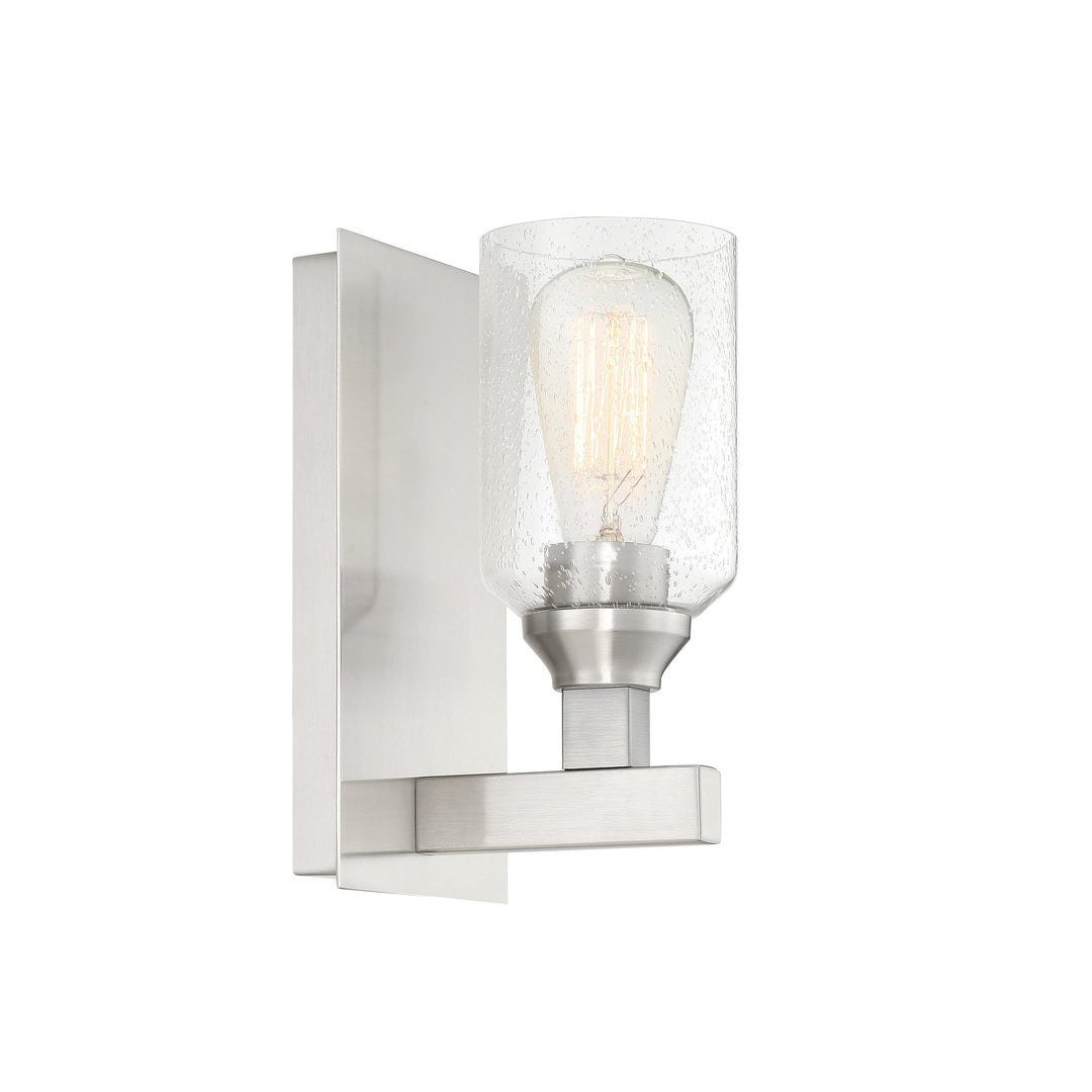 Chicago 1 Light Wall Sconce in Brushed Polished Nickel CRAFTMADE