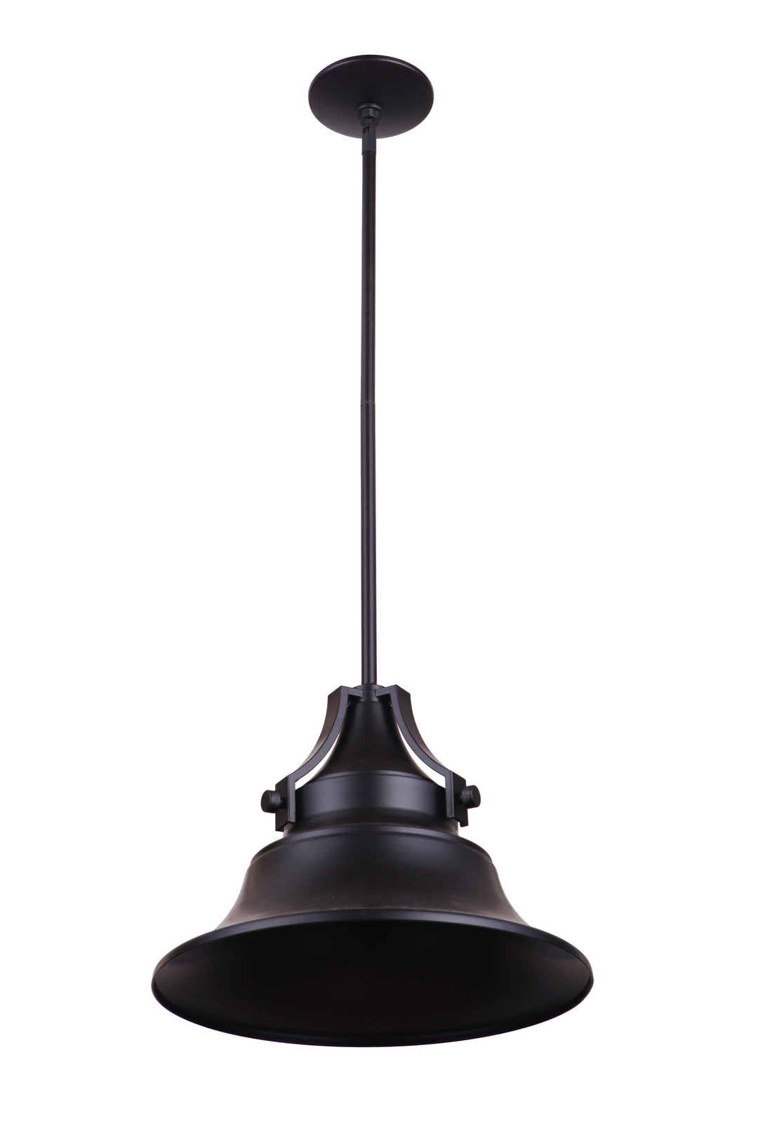 Union 1 Light Small Outdoor Pendant in Midnight CRAFTMADE