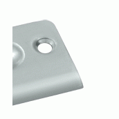 2 1/8 Inch Deltana Strike Plate (Brushed Chrome Finish) DELTANA