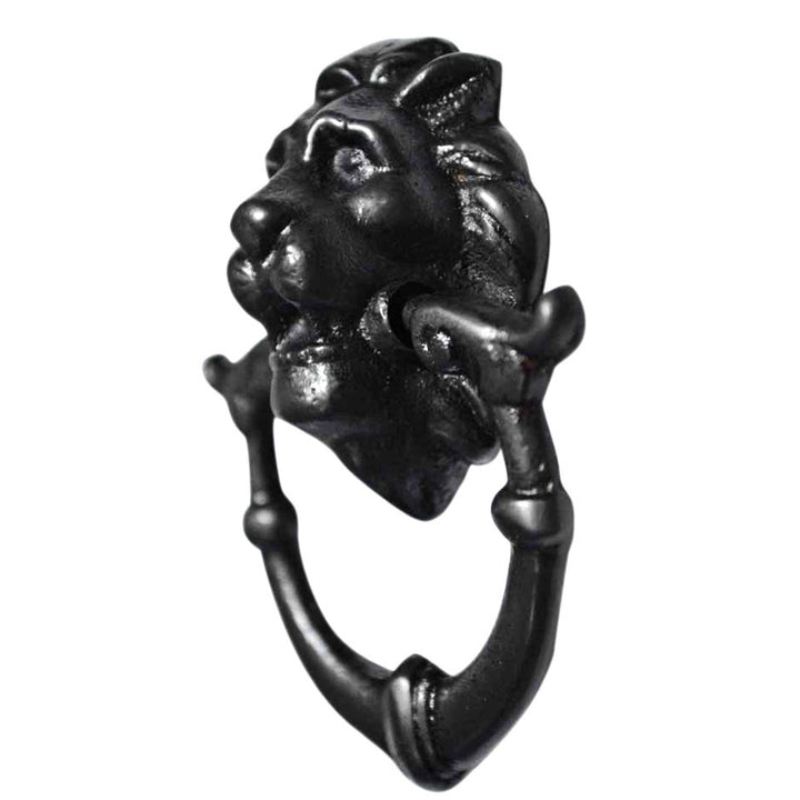 2 4/5 Inch Solid Brass Lion Drop Drawer Ring Pull (Oil Rubbed Bronze) COPPER MOUNTAIN HARDWARE