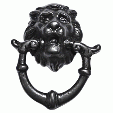 2 4/5 Inch Solid Brass Lion Drop Drawer Ring Pull (Oil Rubbed Bronze) COPPER MOUNTAIN HARDWARE