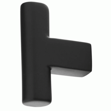 2 Inch Solid Brass Trail Knob (Flat Black Finish) EMTEK