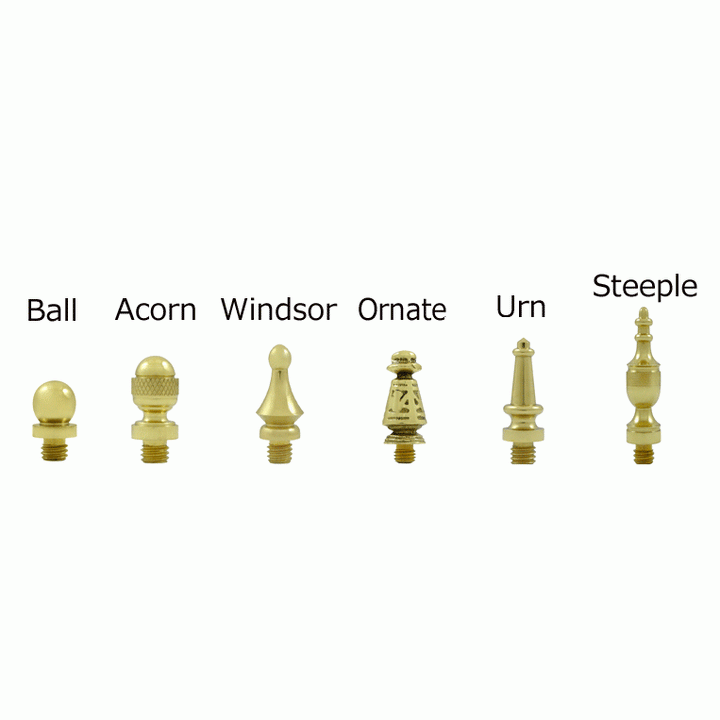 2 Inch x 1 1/2 Inch Solid Brass Cabinet Hinges (Polished Brass Finish) DELTANA