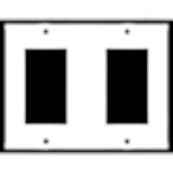 4 1/2 Inch Solid Brass Traditional Switch Plate (Polished Brass Finish)