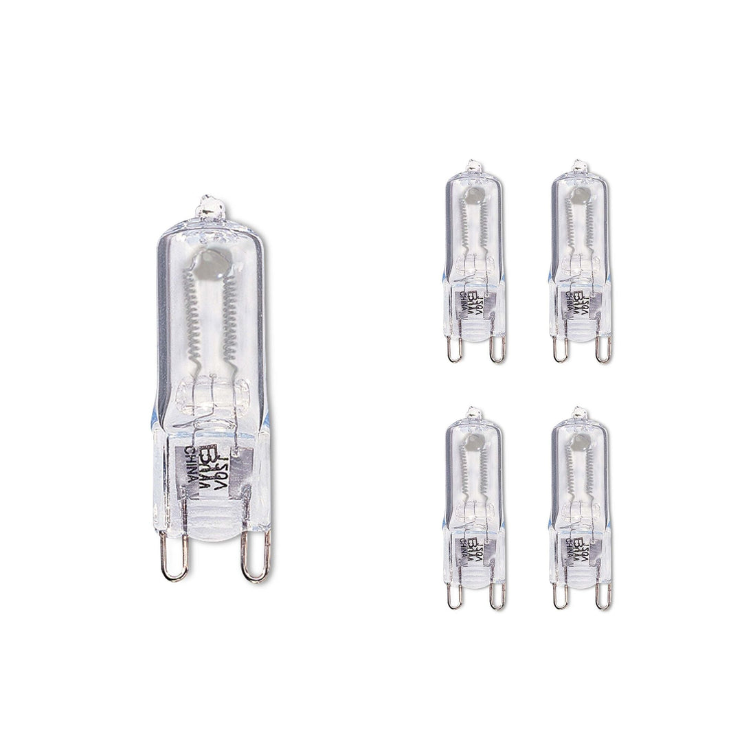 Bulbrite 50W T4 JCD HALOGEN CLEAR G9-5PK