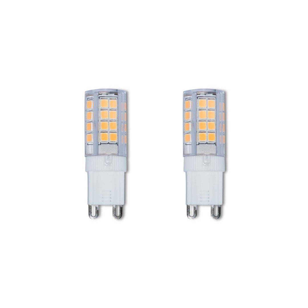 Bulbrite 4.5W LED G9 CLEAR 3000K 120V DIMMABLE-2PK