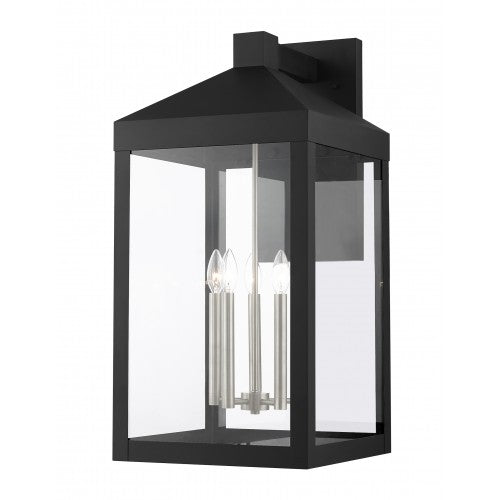 5 Light Black Outdoor Wall Lantern Livex