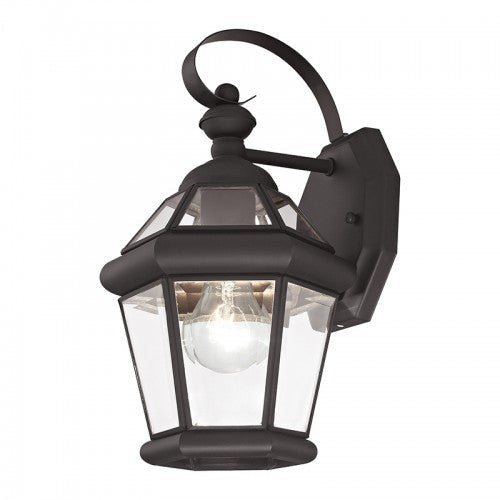 1 Light Bronze Outdoor Wall Lantern Livex