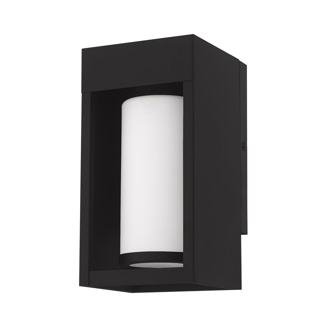 1 Light Black Outdoor Wall Lantern Livex