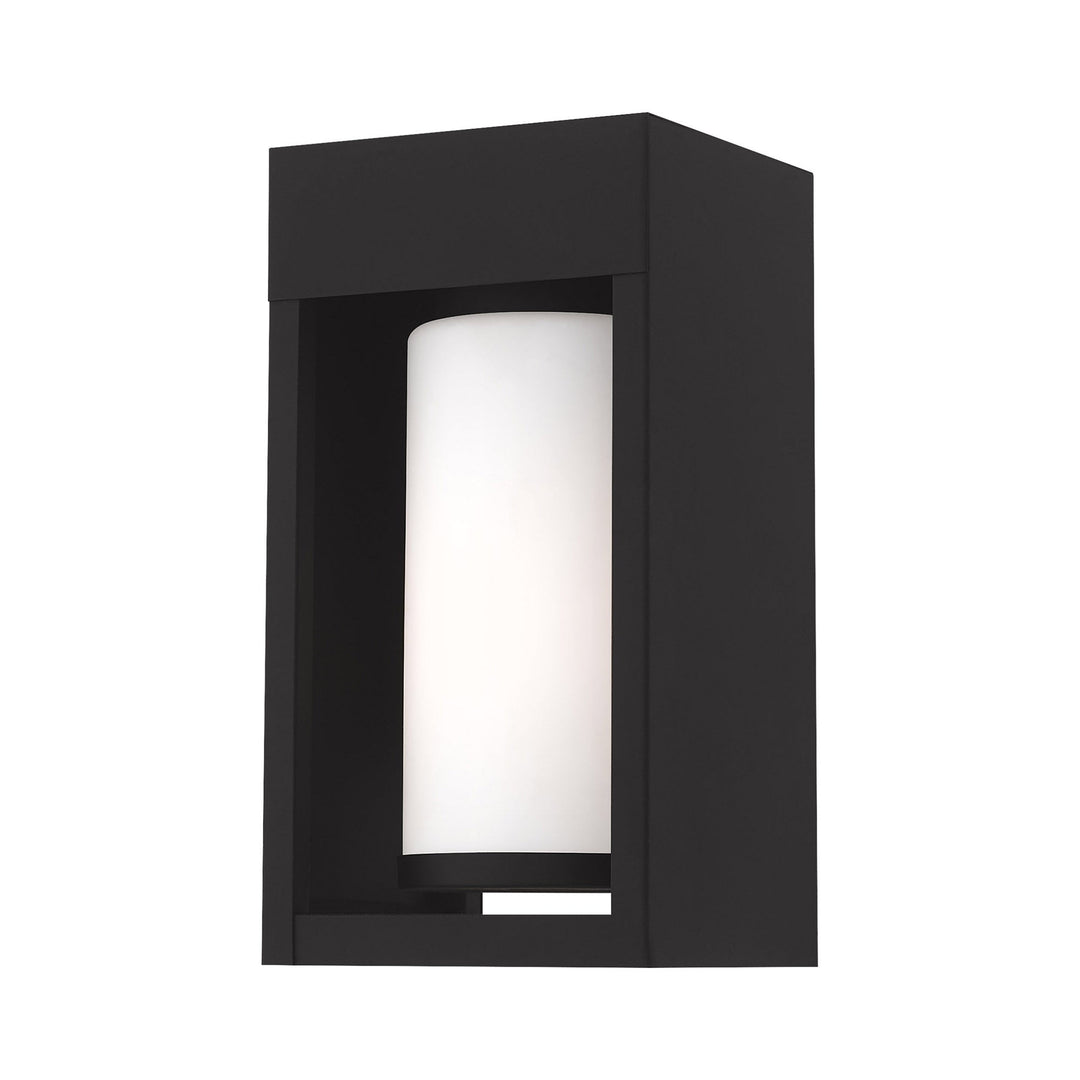 1 Light Black Outdoor Wall Lantern Livex