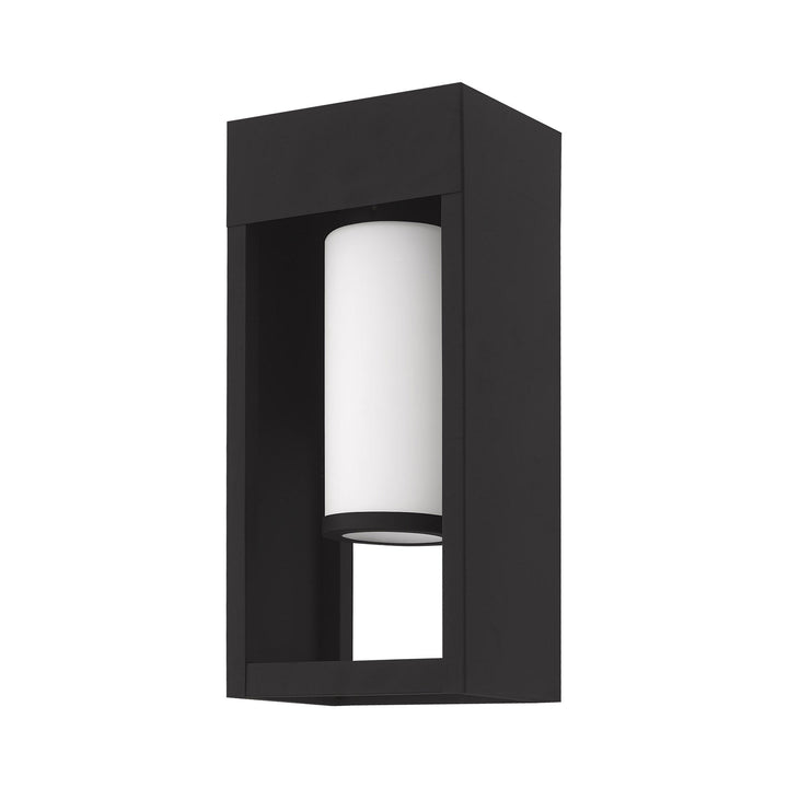 1 Light Black Outdoor Wall Lantern Livex