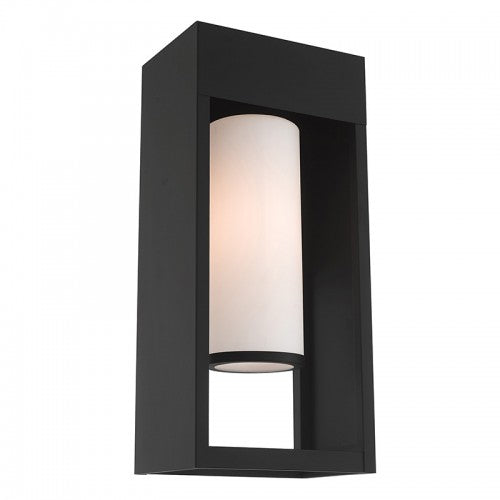 1 Light Black Outdoor Wall Lantern Livex