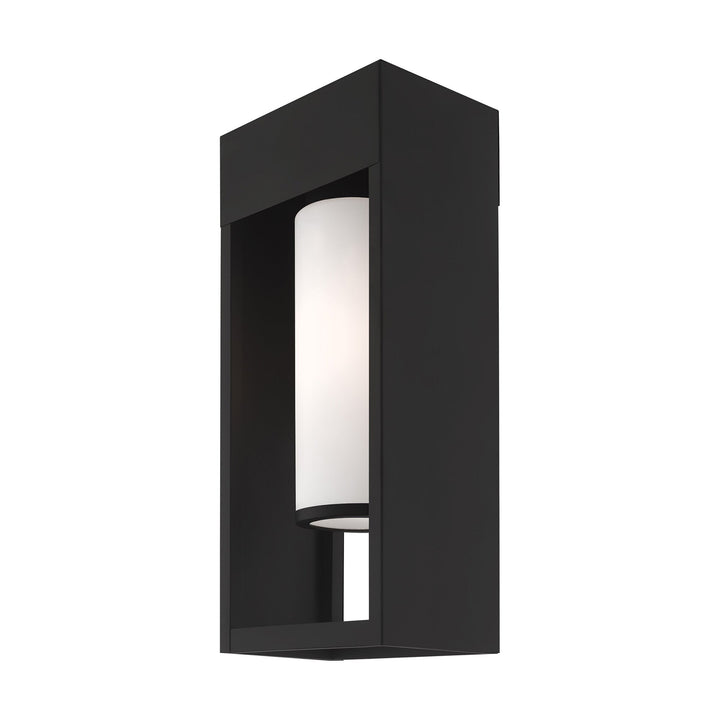 1 Light Black Outdoor Wall Lantern Livex