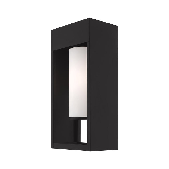 1 Light Black Outdoor Wall Lantern Livex