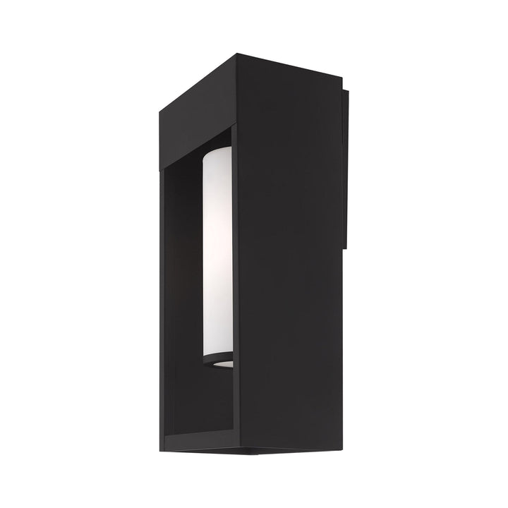 1 Light Black Outdoor Wall Lantern Livex