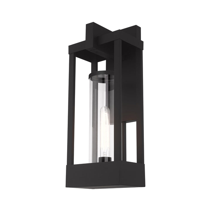 1 Light Black Outdoor Wall Lantern Livex