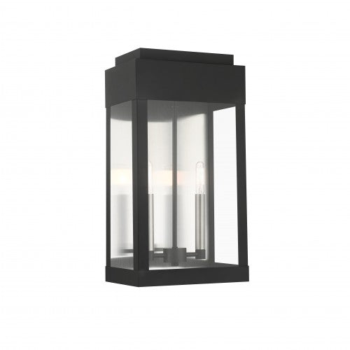 2 Light Black Outdoor Wall Lantern Livex