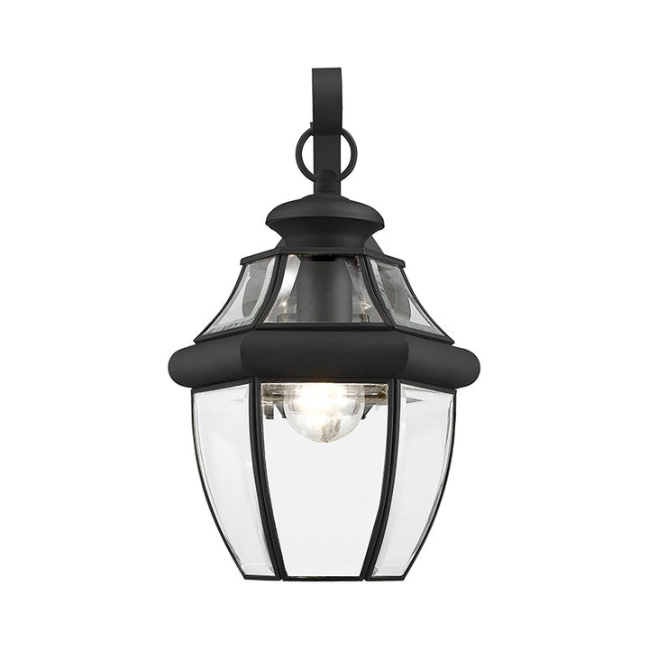 1 Light Black Outdoor Wall Lantern Livex