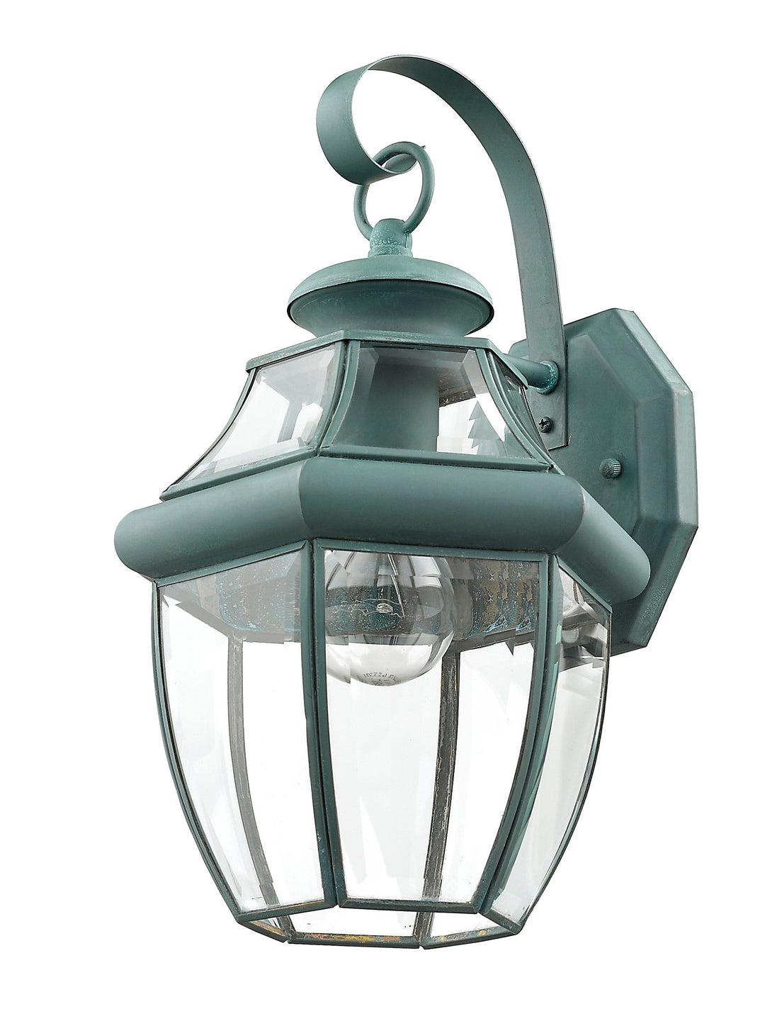 1 Light Verdigris Outdoor Wall Lantern Livex