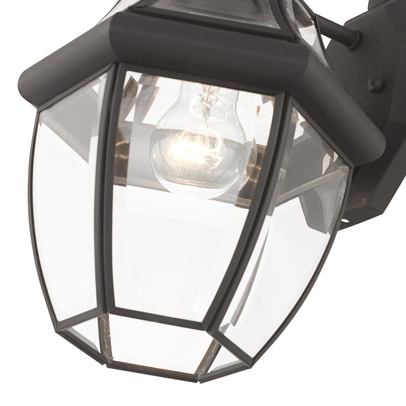 1 Light Bronze Outdoor Wall Lantern Livex