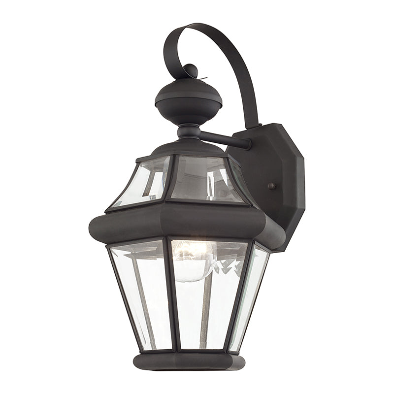 1 Light Bronze Outdoor Wall Lantern Livex