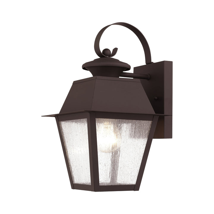 1 Light Bronze Outdoor Wall Lantern Livex