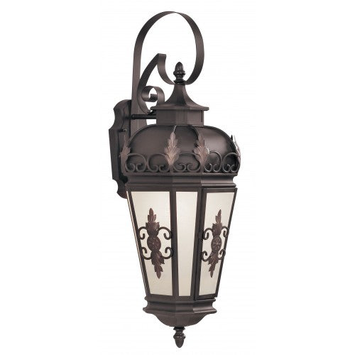 1 Light Bronze Outdoor Wall Lantern Livex