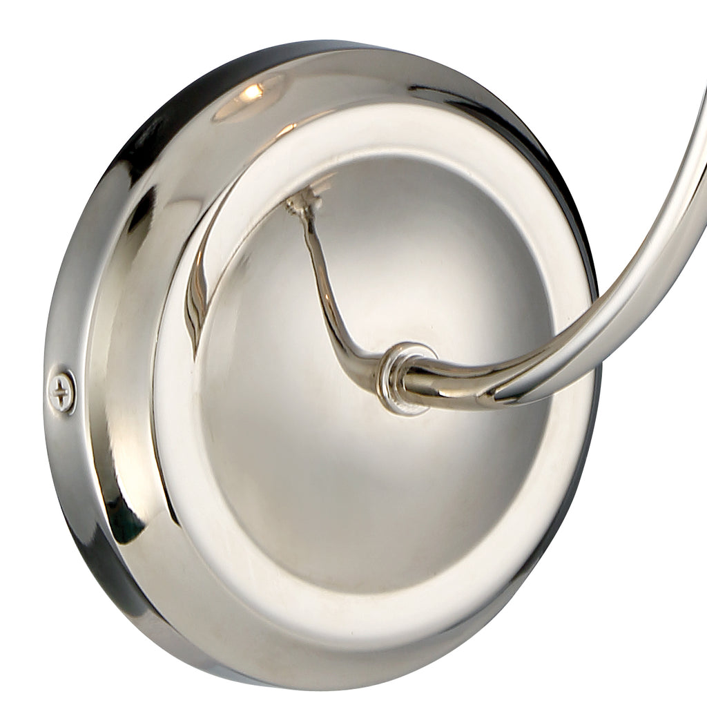 Crystorama Crystorama Libby Langdon Sylvan 1 Light Polished Nickel Sconce