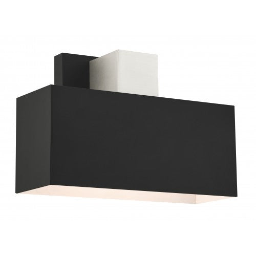 1 Light Black Outdoor ADA Wall Sconce Livex