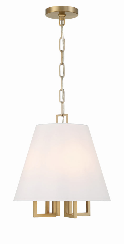 Libby Langdon Westwood 4 Light Vibrant Gold Pendant Crystorama