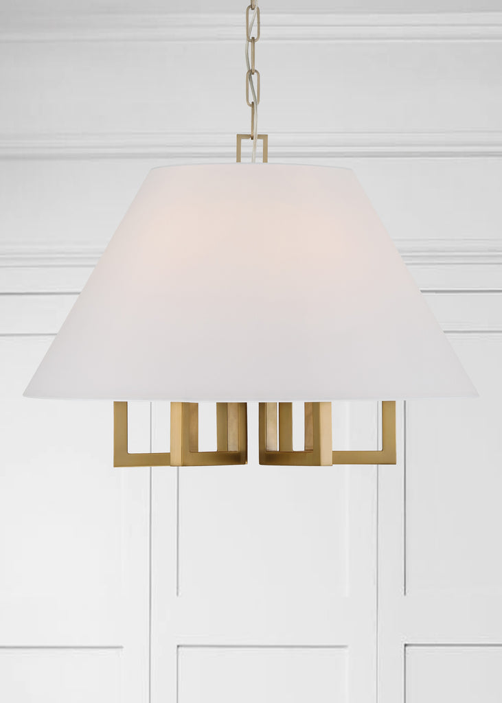 Crystorama Crystorama Libby Langdon Westwood 6 Light Vibrant Gold Chandelier