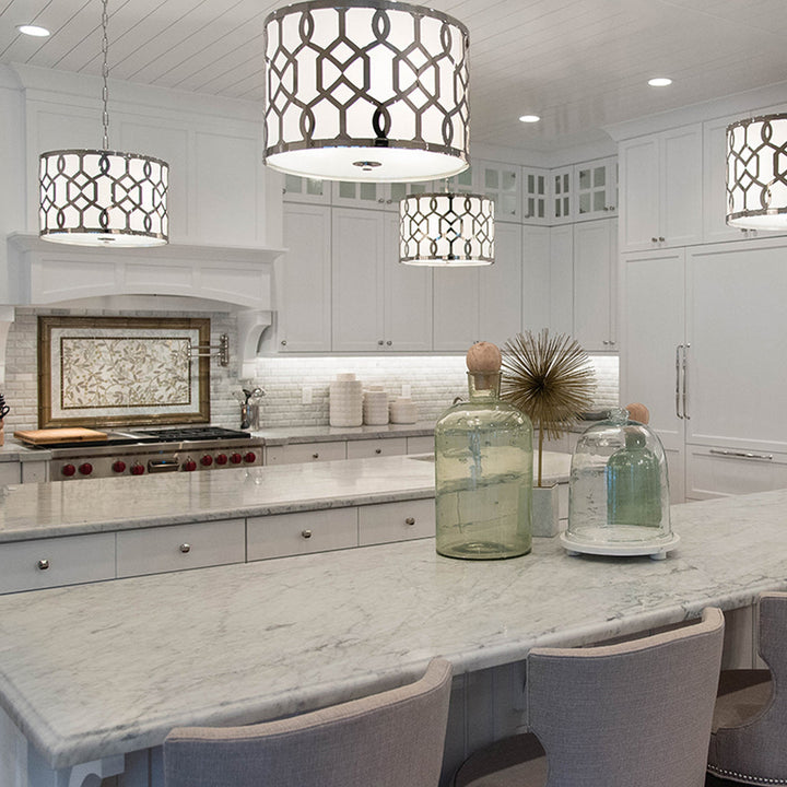 Crystorama Crystorama Libby Langdon Jennings 3 Light Polished Nickel Chandelier