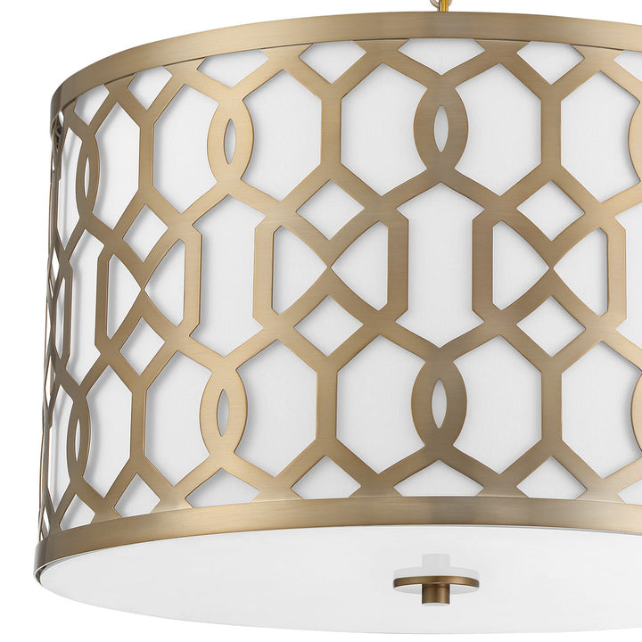 Crystorama Crystorama Libby Langdon Jennings 5 Light Aged Brass Chandelier