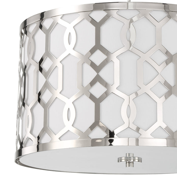 Crystorama Crystorama Libby Langdon Jennings 5 Light Polished Nickel Chandelier