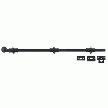 24 Inch Deltana Heavy Duty Surface Bolt (Flat Black Finish) DELTANA