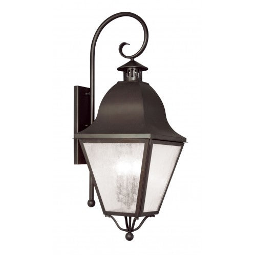 4 Light Bronze Outdoor Wall Lantern Livex