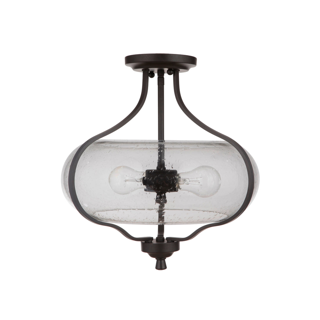 Serene 2 Light Semi Flush in Espresso CRAFTMADE